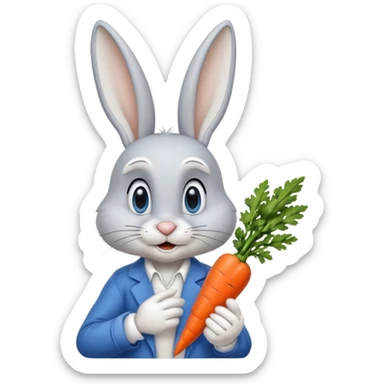Bugs Bunny from Looney Tunes sticker