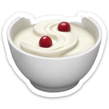 yogurt bowl sticker
