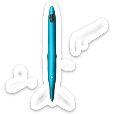 B-52 airplane  sticker