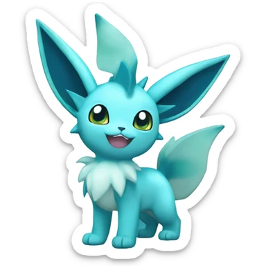 Glaceon-Vaporeon full body sticker