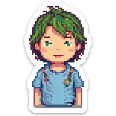 Create 6 images of the Minecraft-style boy character, each with a different expression: cheerful, proud, silly, thoughtful, worried, and laughing. Keep the original Minecraft pixelated style and background. sticker