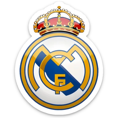Logo del real Madrid  sticker