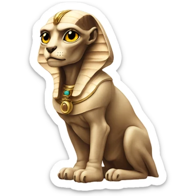 One-eyed sphinx sticker