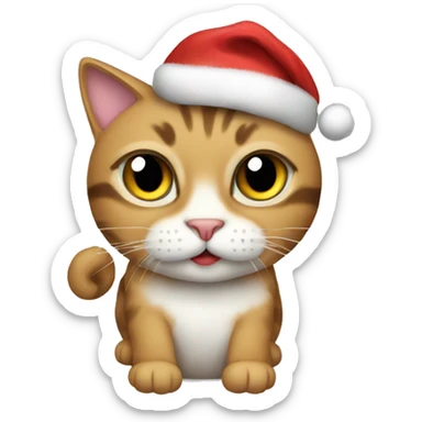Cat Christmas  sticker