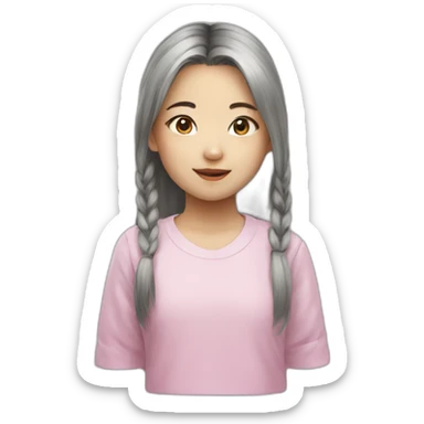 girl 2024 asian sticker