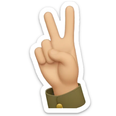 Scout hand salute sticker