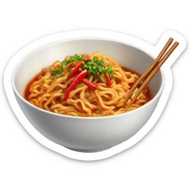 spicy buldak noodles sticker