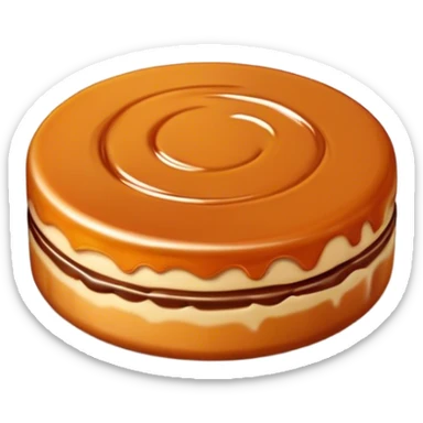 Dalgona candy circle  sticker