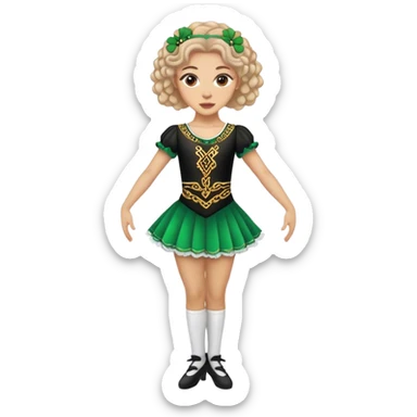 Irish dancer sticker