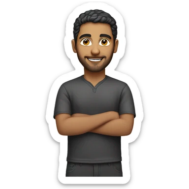 arabic male software engineer sticker