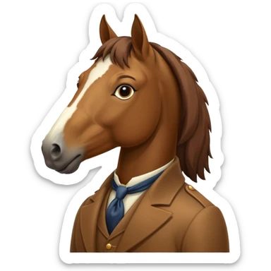 Gentleman Horse  sticker