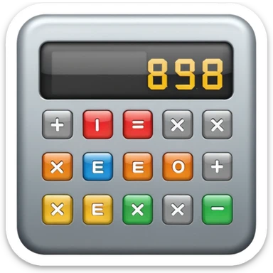 calculator emoji sticker