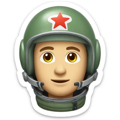 Yuri Gagarin sticker