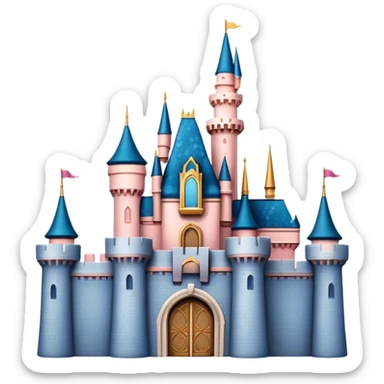 Disneyland castle sticker