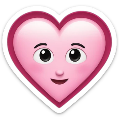 letters J and A in a heart sticker