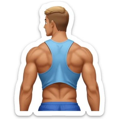 Male back sticker