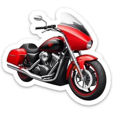 An icon showcasing a sleek motorcycle and a powerful car side by side, with bold, dynamic lines emphasizing speed and performance. highlighting their sleek design, custom tuning, and the excitement of the open road. Perfect for showcasing adventure and freedom on wheels. transparent background sticker