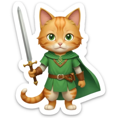 katze als link charakter sticker