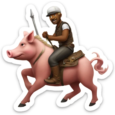 hog rider sticker