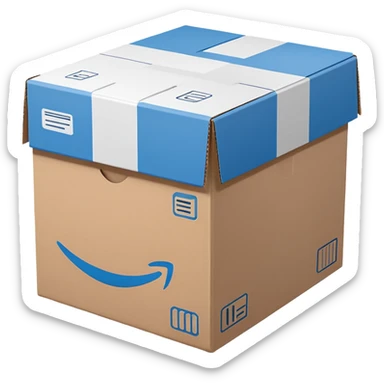 aesthetic Amazon prime box sticker