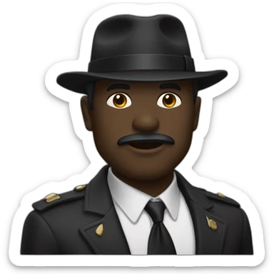 Un bosse noire sticker