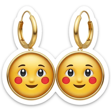 Earring Hoops sticker