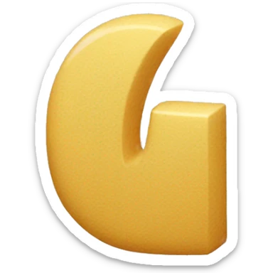 The letter w sticker