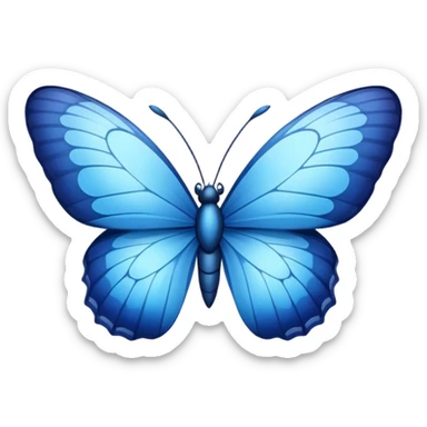 Mariposas azules  sticker