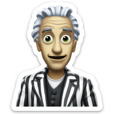 Beetle juice  sticker