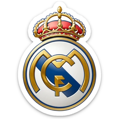 Real Madrid logo sticker
