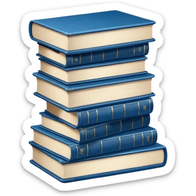 Blue books 📚  sticker
