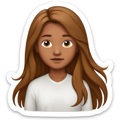 Saçın boyunu biraz daha uzatır mısın ilki gibi yapıp  sticker