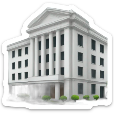 Government Building Philippines townhall sticker