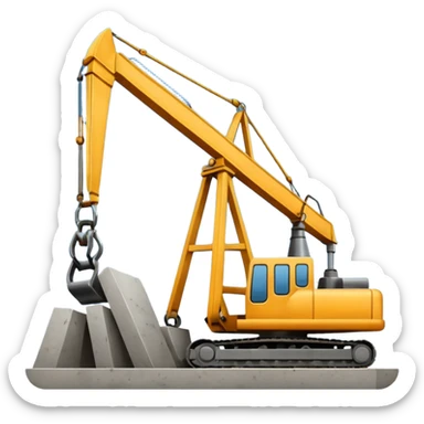 Obra construcción sticker