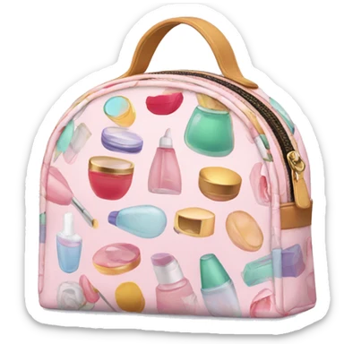Cosmetic bag sticker