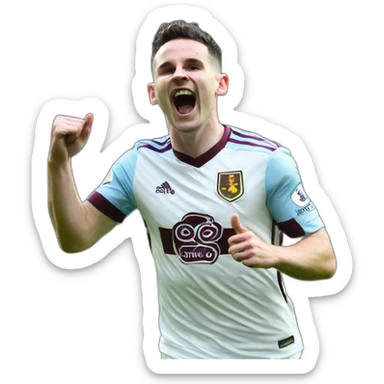 John McGinn celebration Aston villa sticker