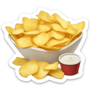 chips and dip sticker