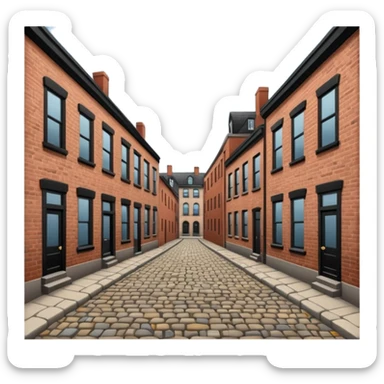 an old city american port sticker