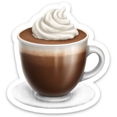 hot chocolate sticker