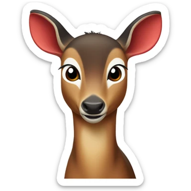 red flanked duiker sticker