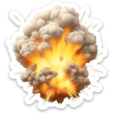 EXPLOSION sticker