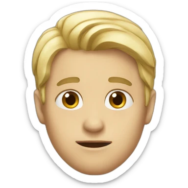 look down upon sticker