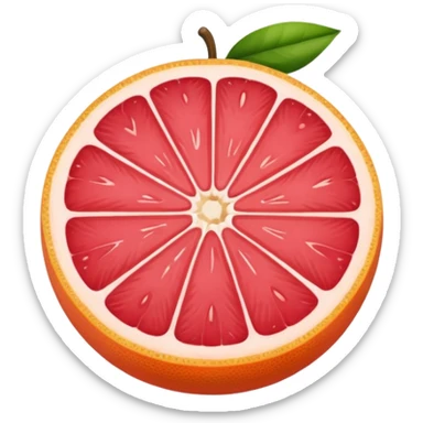 grapefruit sticker