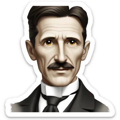nikola tesla sticker
