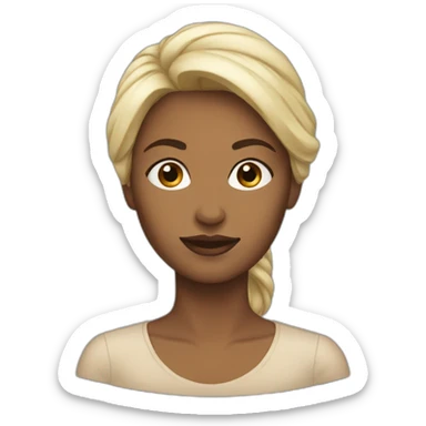 Femme voilée sticker