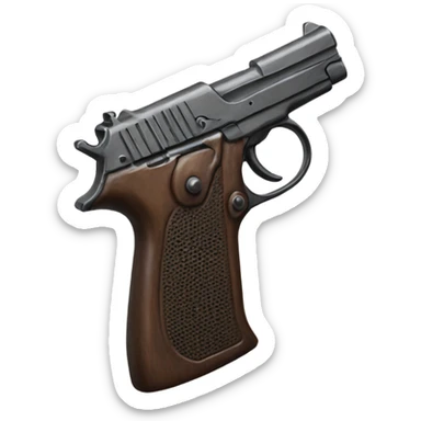 Gun emoji  sticker