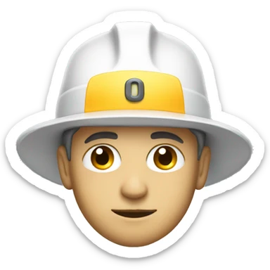 white hat engineering one sticker