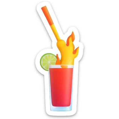 Molotov cocktail sticker