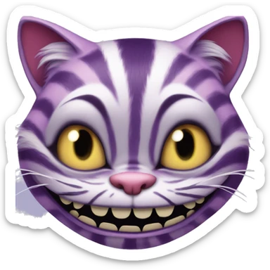 cheshire cat sticker