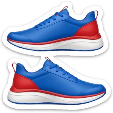  blue upper inspired by Sonic’s fur, with red accents that reference his classic shoes. White details (like stripes, midsoles, or logos) add contrast and keep the design clean. The silhouette is sporty and lightweight, suggesting speed, often with streamlined panels and a low-to-mid cut. sticker
